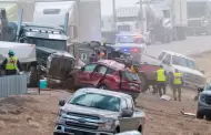 Choque m�ltiple dej� al menos 4 muertos y m�s de 24 heridos: Accidente bajo investigaci�n