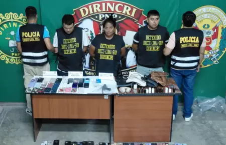 PNP desarticul� banda 'Los R�pidos del Sur'