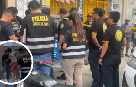 PNP captura a integrantes de 'Las Hienas del Mal' en SMP