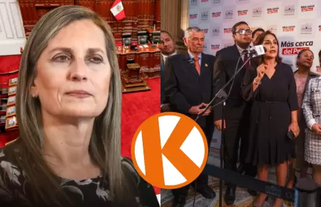 Fuerza Popular anunci� que apoyar� a Maricarmen Alva como Presidenta.