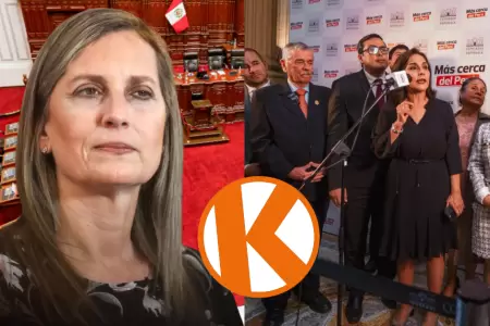 Fuerza Popular anunci� que apoyar� a Maricarmen Alva como Presidenta.