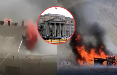 Soldados heridos en explosi�n en Pisco son trasladados a Lima.