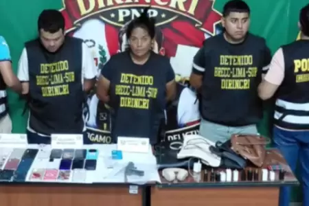 Tres presuntos miembros de 'Los R�pidos del Sur' fueron capturados