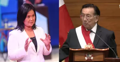 Keiko Fujimori se pronuncias tras elecci�n de Jos� Balc�zar como presidente