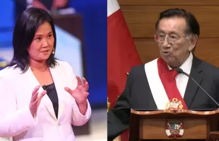 Keiko Fujimori se pronuncias tras elecci�n de Jos� Balc�zar como presidente