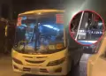 �Nuevo ataque a conductores! Balean bus de transporte p�blico en Santa Anita y el chofer resulta herido