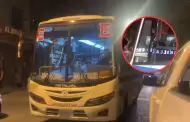 �Nuevo ataque a conductores! Balean bus de transporte p�blico en Santa Anita y el chofer resulta herido