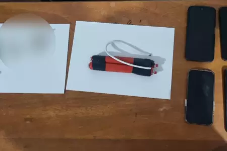 Ciudadano extranjero es capturado en Los Olivos con dinamita y explosivos.