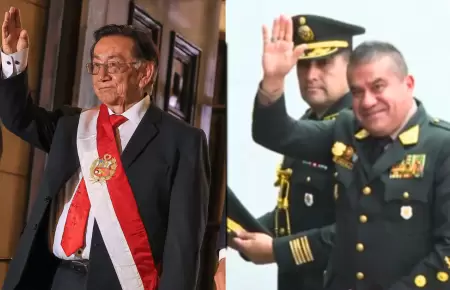 Jos� Balc�zar se re�ne con comandante general PNP �scar Arriola.