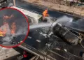 Cinco personas fallecieron y 17 resultaron heridos tras explosi�n de cami�n con gas