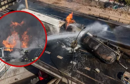 Cinco fallecidos y heridos tras explosi�n de cami�n