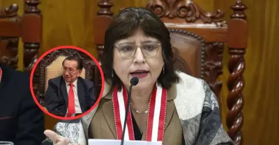 Delia Espinoza recuerda denuncia constitucional que involucra al presidente Jos�