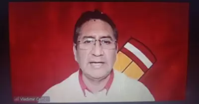 Vladimir Cerr�n ratifica que se encuentra en Per�