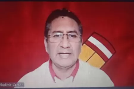 Vladimir Cerr�n ratifica que se encuentra en Per�