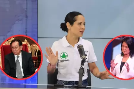 Sigrid Baz�n considera que Jos� Balc�zar es el presidente que Keiko Fujimori que