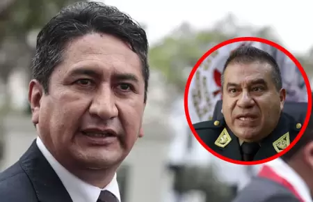 Vladimir Cerr�n exige la salida de �scar Arriola de la PNP.