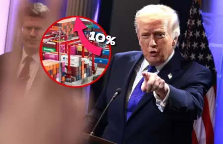 Trump responde con dureza el fallo de la Corte que declar� ilegal sus impuestos.