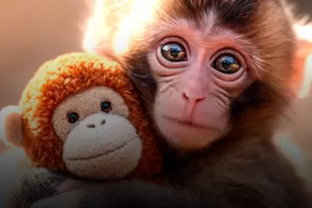 El peque�o punch fue abandonado al nacer por su madre, buscando consuelo en un p