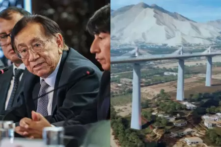 Presidente Jos� Balc�zar asegura inicio de obras de Nueva Carretera Central.