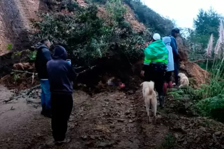 La v�ctima se dirig�a a su centro de labores, cuando fue aplastado por el desliz