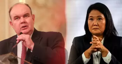 Rafael L�pez Aliaga y Keiko Fujimori en disputa por la ala derecha