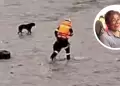 Familiar de rescatista que fue arrastrado por r�o R�mac rompe en llanto: "�l daba todo por sus mascotas"
