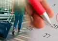 El 13 de marzo ser� FERIADO no laborable: Conoce AQU� el motivo y qui�nes se ver�n beneficiados