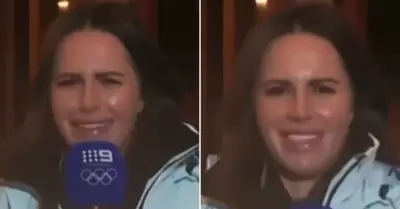 Periodista aparece en estado de ebriedad