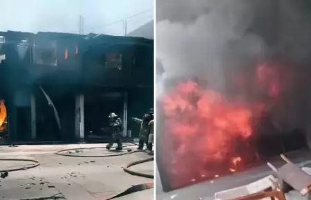 Incendio en Villa El Salvador hoy, 21 de febrero