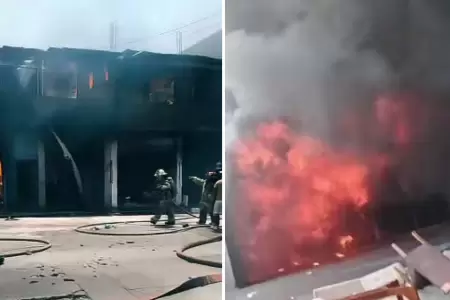 Incendio en Villa El Salvador hoy, 21 de febrero