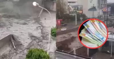 Anuncian bono para damnificados de lluvias