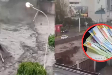 Anuncian bono para damnificados de lluvias