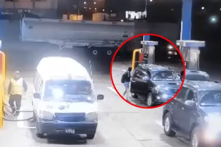 Delincuentes armados roban camioneta de una familia en grifo en Callao
