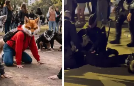 Cinco detenidos tras reuni�n de 'therians' en Barcelona