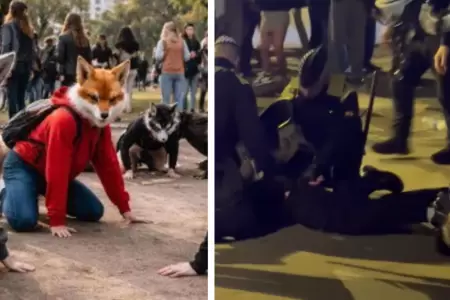 Cinco detenidos tras reuni�n de 'therians' en Barcelona