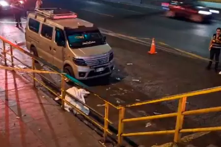 Colectivero fue acribillado en el paradero Acho.