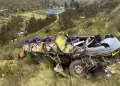 Fatal accidente en Puno: Bus cae al ABISMO tras chocar con camioneta y deja cuatro fallecidos