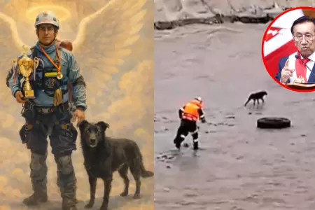 Madre de rescatista que falleci� en r�o R�mac hace un llamado al presidente Balc