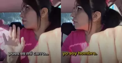 Pasajero se niega a subir a taxi porque es rosado
