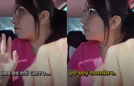 Pasajero se niega a subir a taxi porque es rosado