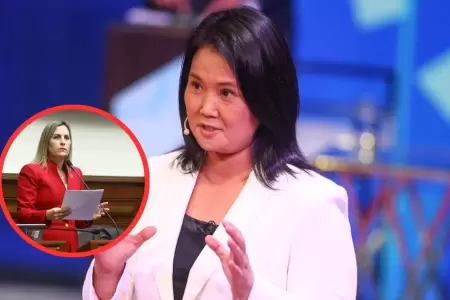 Keiko Fujimori asegura que Fuerza Popular apoy� a Mar�a del Carmen Alva en bloqu