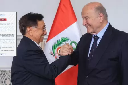 APP respalda designaci�n de Hernando de Soto como nuevo primer ministro.