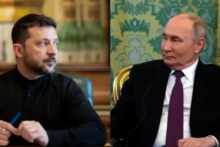 Volod�mir Zelenski / Vlad�mir Putin.