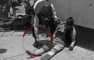 Sereno de Breña es acusado de robarle el celular a joven motociclista recién accidentado