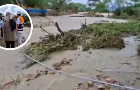 Pobladores de Chongoyape aislados por lluvias