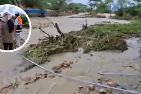 Pobladores de Chongoyape aislados por lluvias