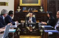 Presidente Jos� Balc�zar sostuvo reuni�n con titulares de JNE, ONPE y Reniec por las Elecciones 2026