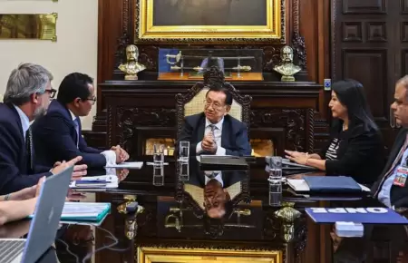 Jos� Balc�zar se reuni� con titulares del JNE, ONPE Y Reniec