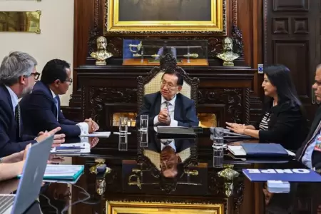 Jos� Balc�zar se reuni� con titulares del JNE, ONPE Y Reniec