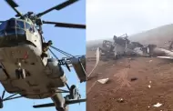 Ca�da de helic�ptero en Arequipa: FAP suspende trabajos de rescate de los cuerpos de 15 fallecidos